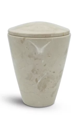 Marmorurne in beige